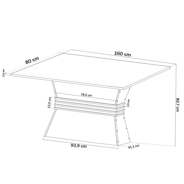 Mesa De Jantar Lugares Pantheon Mel Blonde P Rola Panorama M Veis