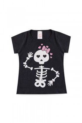 Conjunto Infantil Menina Esqueleto