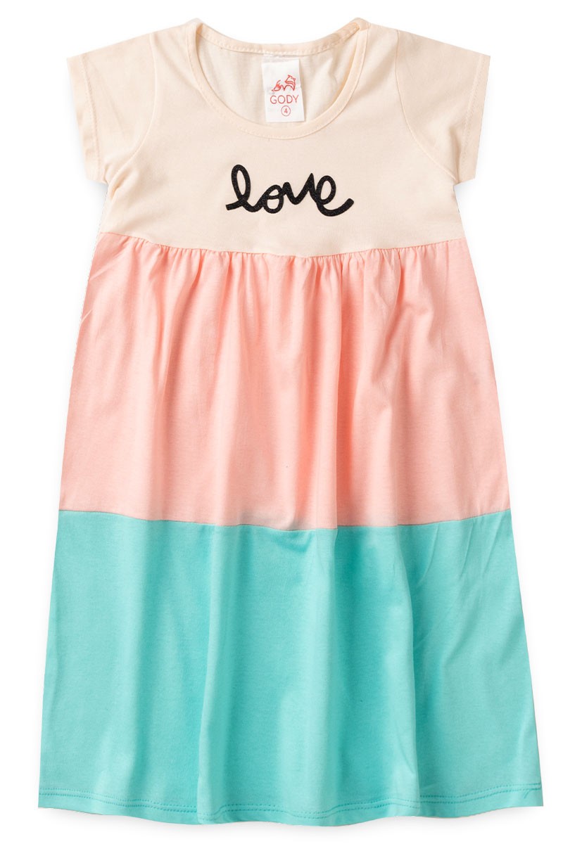 Vestido hot sale love infantil