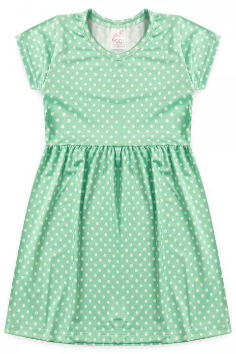 Vestido de clearance bolinha verde