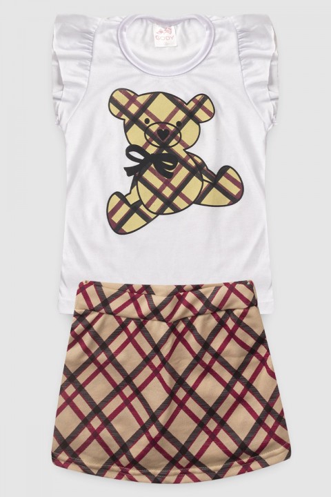 Saia burberry clearance infantil