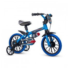 Bicicleta Infantil Veloz Nathor Aro 12 Menino 2 A 5 Anos Azul