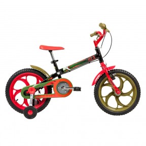 Bicicleta Caloi Power Rex Infantil Aro 16 Rodinhas Menino