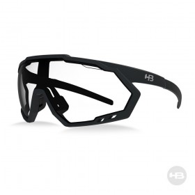 óculos Hb Spin Matte Black Gray, Cristal Bike Mtb
