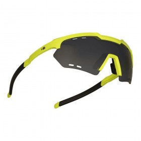 óculos Hb Shield Compact M Neon Yellow Gray Bike Mtb