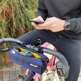 Bolsa Mud Designs Bike Speed Gravel Mtb Bikepacking Guidao 2.1 Litros Preta