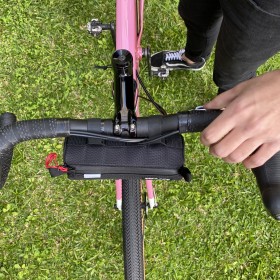 Bolsa Mud Designs Bike Speed Gravel Mtb Bikepacking Guidao 1.4 Litros Preta