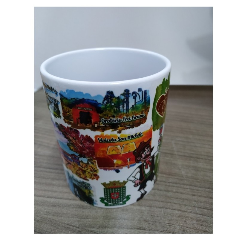 Caneca São Benedito em Cerâmica 325ml