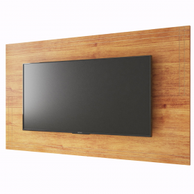 Rack com Painel para TV Até 50 Polegadas Melody 2 Portas Off White/Mel - Casa Giulia