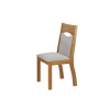 Mesa de Jantar Retangular Lux com 6 Cadeiras Pietra Mel/Off White/V.marfim - Casa Giulia