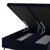 Base Box Bau King Size Cairo (43x193x203cm) Turkey Azul - Casa Giulia