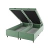 Base Box Bau Queen Size Cairo (43x158x198cm) Aqua - Casa Giulia