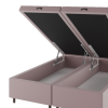 Base Box Bau Queen Size Cairo (43x158x198cm) Turkey Rose - Casa Giulia