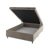 Base Box Bau Casal Cairo (43x138x188cm) Perola - Casa Giulia