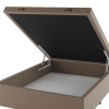 Base Box Bau Casal Cairo (43x138x188cm) Tabaco - Casa Giulia