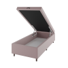 Base Box Bau Solteiro Cairo (43x88x188cm) Turkey Rose - Casa Giulia