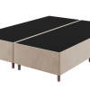 Base Box King Size Class (38x193x203cm) Turkey Bege - Casa Giulia