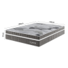 Colchão Mola Ensacada Casal 33x138x188cm  Lunar Cinza - Casa Giulia