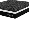 Colchão Mola Ensacada King Size 26x193x203cm Carbono Preto - Casa Giulia