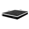 Colchão Mola Ensacada King Size 26x193x203cm Carbono Preto - Casa Giulia