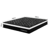 Colchão Mola Ensacada Queen Size 26x158x198cm  Carbono Preto - Casa Giulia