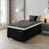 Colchão Mola Ensacada Solteiro 26x88x188cm Carbono Preto - Casa Giulia