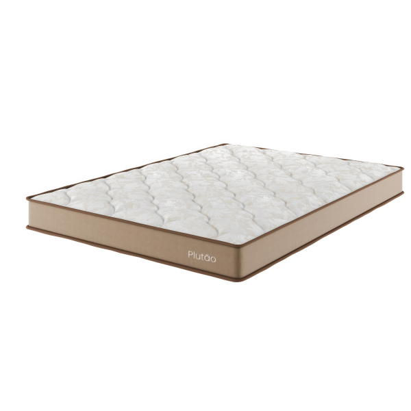 Colchão Espuma Ortopédico Casal 19x138x188cm Plutao Tabaco - Casa Giulia