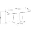 Conjunto Sala de Jantar Talento Mesa 160x80cm e 6 Cadeiras Iza Mel/Off White/Bege- Casa Giulia