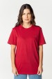 Camiseta Algodão Premium Sustentável com Bordado Weller e Logo - Vermelho