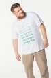 Camiseta Básica Algodão Premium - Gola C - Weller You - Branco