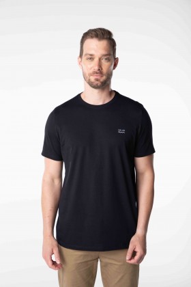 Camiseta Básica Weller com Logo 100% Algodão Preto - Weller