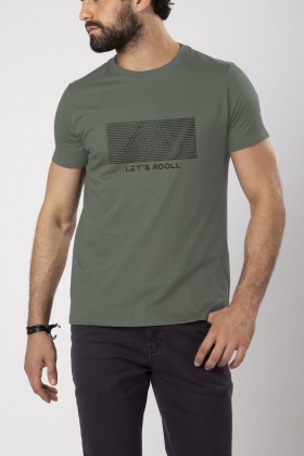 Camiseta Let´s Rool Weller - Cinza Esv.