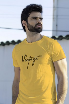 Camiseta Vintage Weller -  Amarelo