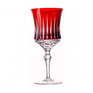 Taça Cristal Lapidado 66 P/Vinho Tinto Vermelho 360ml