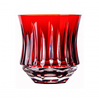 Copo Cristal Lapidado 66 Whisky Vermelho 325ml
