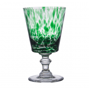 Taça de Cristal P/água For Fun Verde Escuro