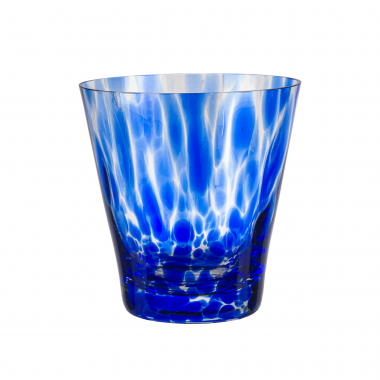Copo de Cristal P/Whisky For Fun Azul Escuro