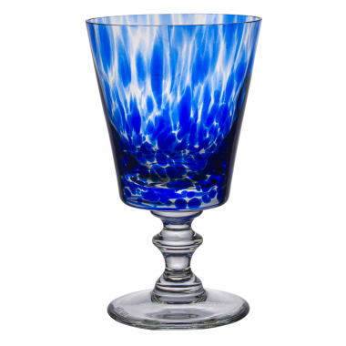 Taça de Cristal P/água For Fun Azul Escuro