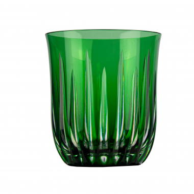 Copo Cristal Lapidado 66 Whisky Verde Escuro 400 Ml