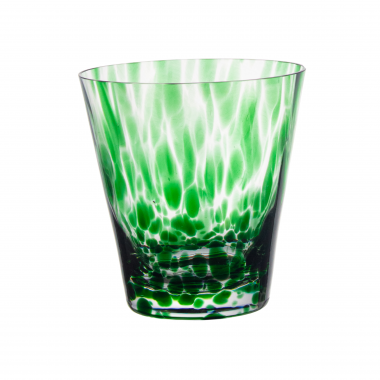 Copo de Cristal P/Whisky For Fun Verde Escuro