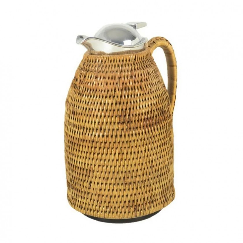 Garrafa Térmica Rattan Bege 1,5 Litros