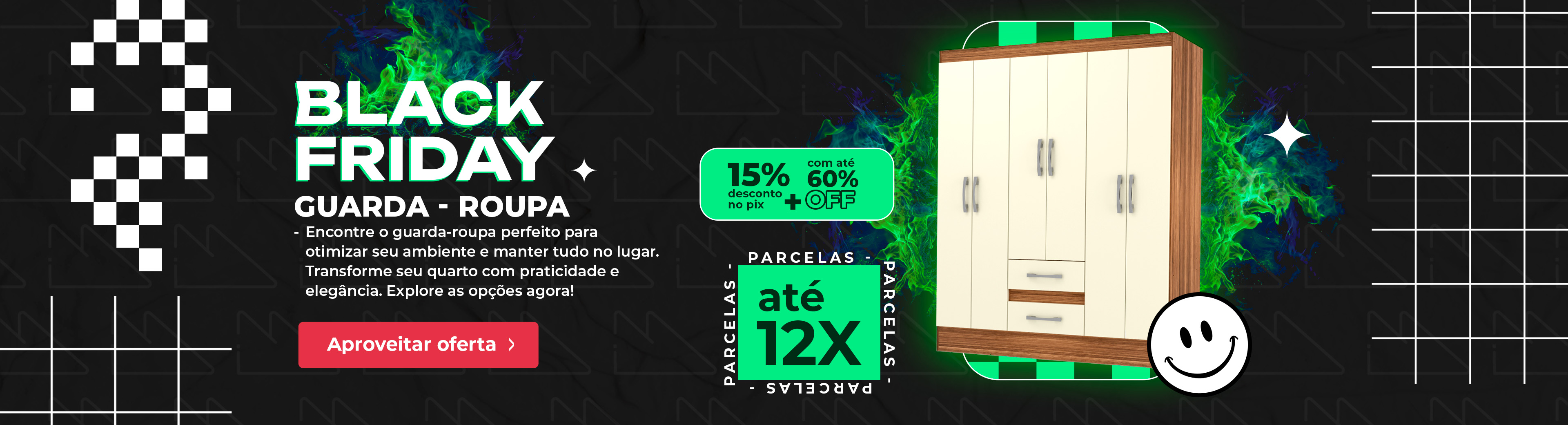 Esquenta Black Friday - Guarda Roupa