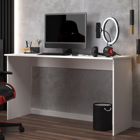 Mesa Escritório Escrivaninha Notebook Compact S - Branca