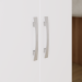 Armario Cozinha 2 Portas 4 Prateleiras Compact - Branco