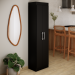 Armario Cozinha 2 Portas 4 Prateleiras Compact - Preto