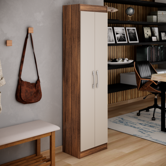 Armário Multiuso 2 Portas 4 Prateleiras Office - Cast. Off