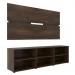 Rack Estante Grande C/ Painel Cacau P/ TV Até 55 Polegadas