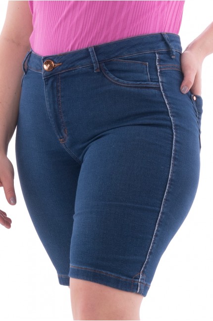 Bermuda Jeans Pedal Plus Size Molejeans