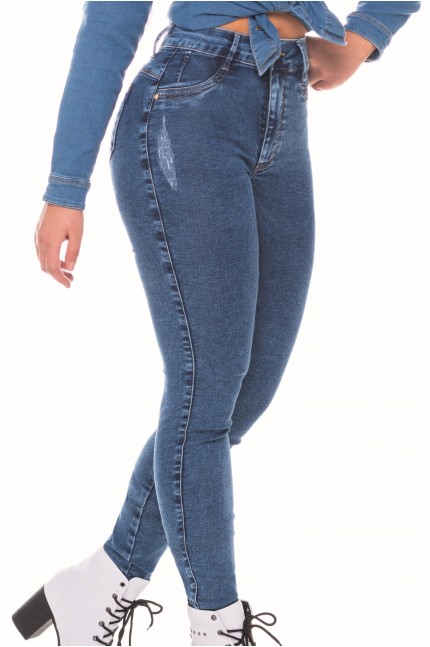 Calça Jeans Skinny Modeladora