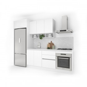 Cozinha Completa Luca Gormand M1 - Linha Studio (230 X 285 X 60 Cm) Branco